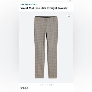 Plaid Trousers. Brand new!
